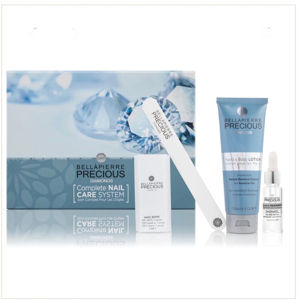 🆕BELLAPIERRE PRECIOUS DIAMONDS COMPLETE NAIL CARE SYSTEM